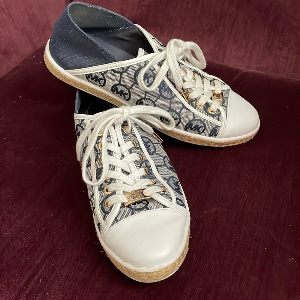 Michael Kors “Kristy” Monogram Slide Sneakers Size 7.5